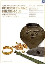 Ausstellungsplakat "Feuerstein und Keltengold".